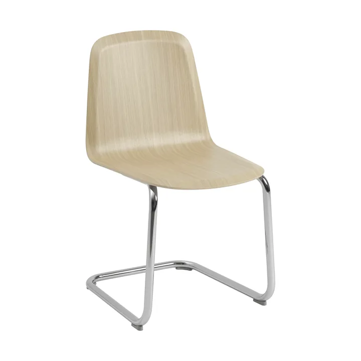 Brink Chair 悬臂底座 椅子 - 橡木-铬色 - Muuto