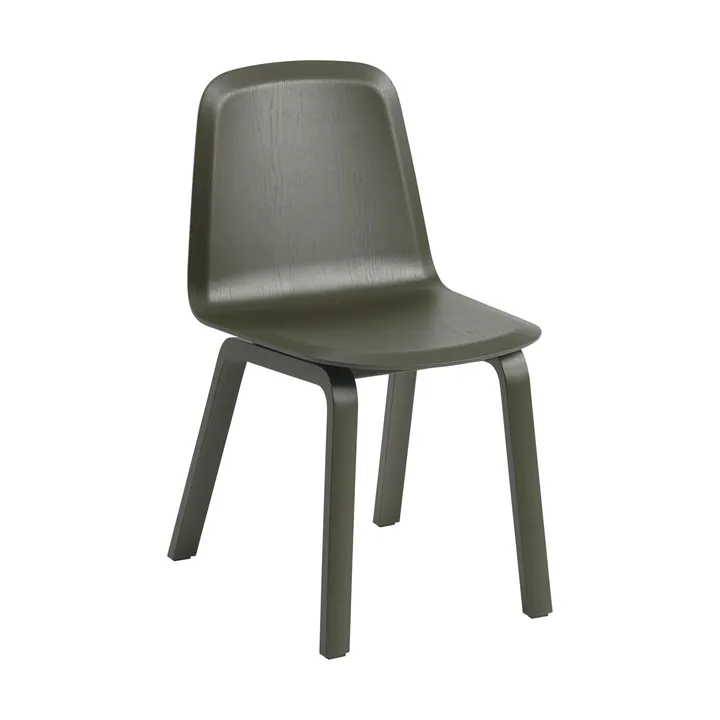 Brink Chair 木质底座 椅子 - 深橄榄色 - Muuto