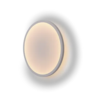 Calm壁灯Ø50cm - 白色_灰色 - Muuto