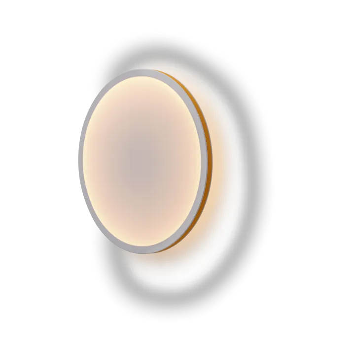 Calm壁灯Ø50cm - 白色_橙色 - Muuto