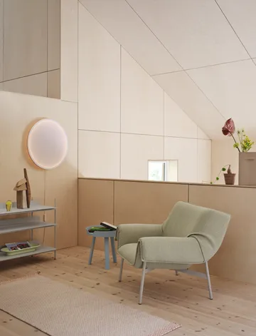 Calm壁灯Ø50cm - 白色_橙色 - Muuto