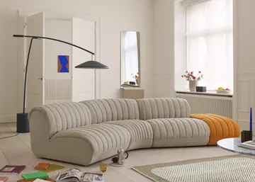 Coltre soffmodul - 脚凳，草皮色-沙色 - Muuto