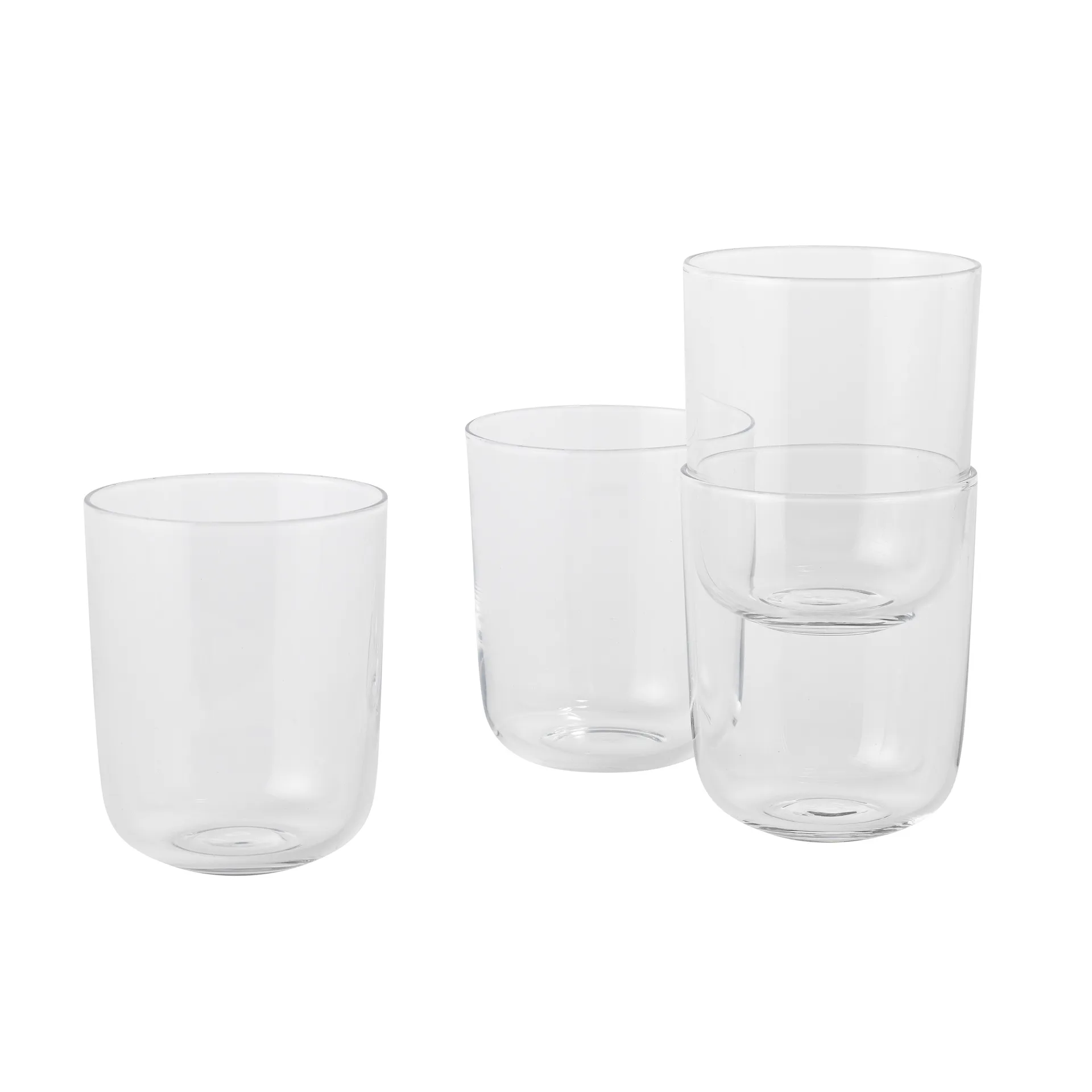 Corky高脚杯 4件套, 透明 Muuto