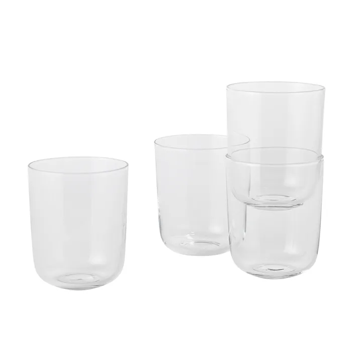 Corky高脚杯 4件套 - 透明 - Muuto
