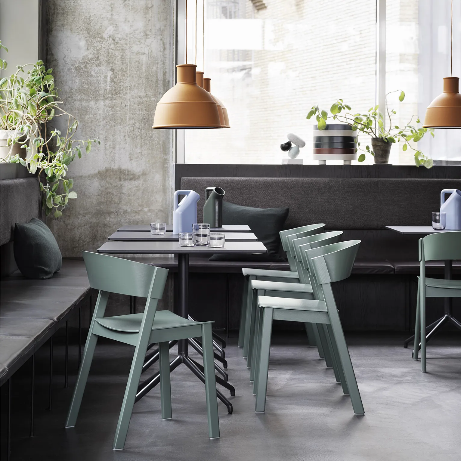 Cover 餐椅, 绿色 Muuto