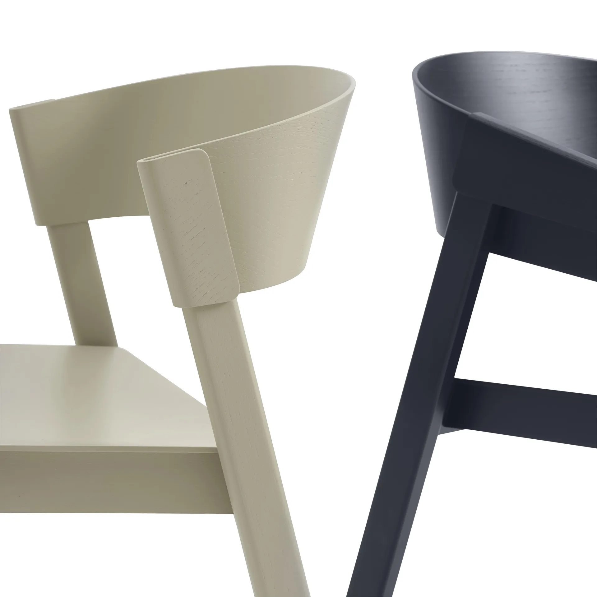 Cover 餐椅, 深米色 Muuto