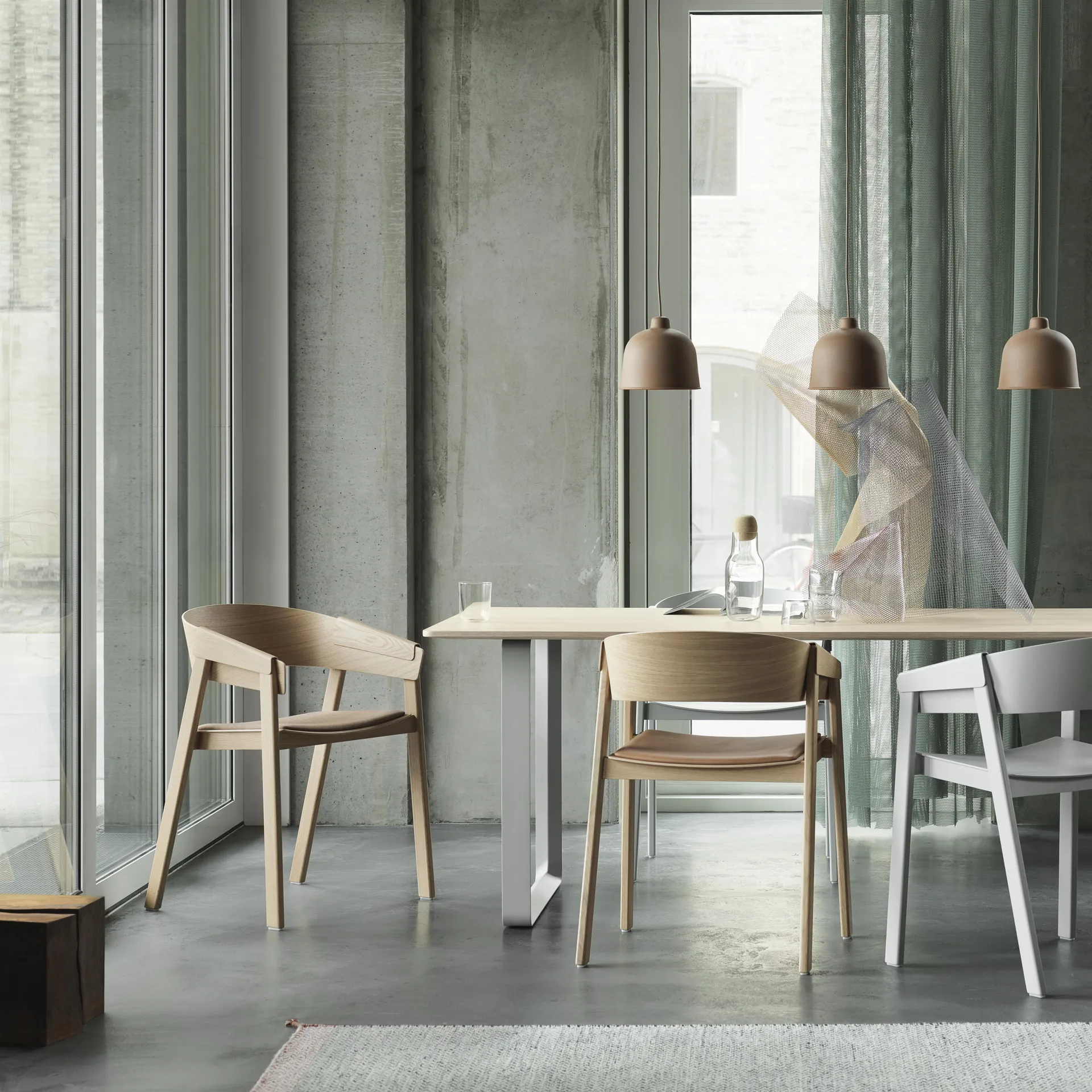 Cover 扶手椅, 橡木 Muuto