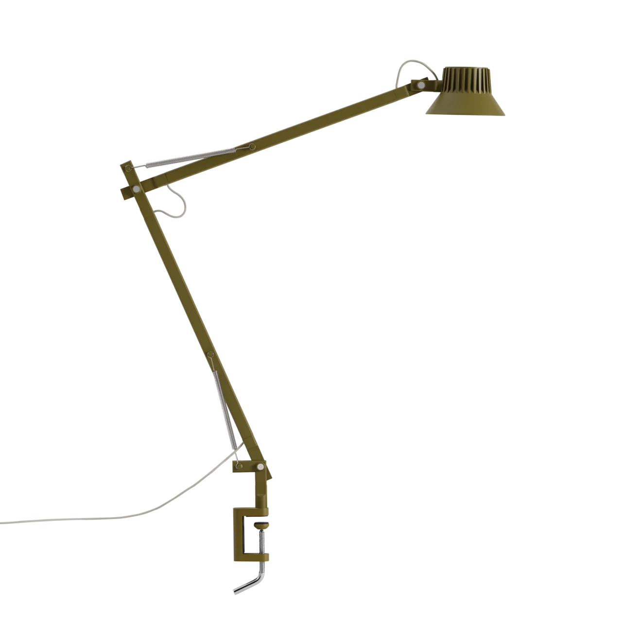 Dedicate L2带夹台灯, 棕绿色 Muuto