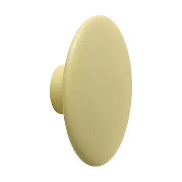 Dots Wood 衣帽钩 - 黄色-米色，直径13cm - Muuto