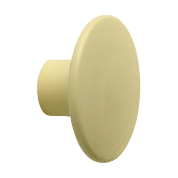 Dots Wood 衣帽钩 - 黄色-米色, 直径6.5cm - Muuto