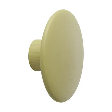 Dots Wood 衣帽钩 - 浅橄榄色，直径9cm - Muuto