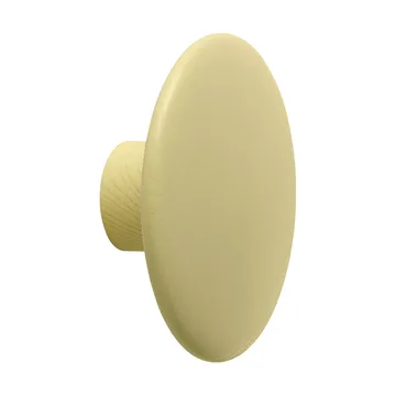 Dots Wood 衣帽钩 - 黄色-米色, 直径9cm - Muuto