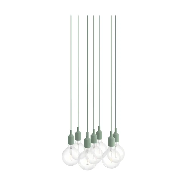 E27 吊灯 7头组合 - 浅绿色 - Muuto