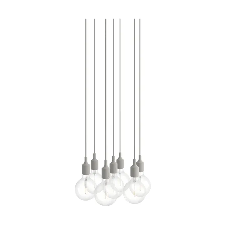 E27 吊灯 7头组合 - 浅灰色 - Muuto