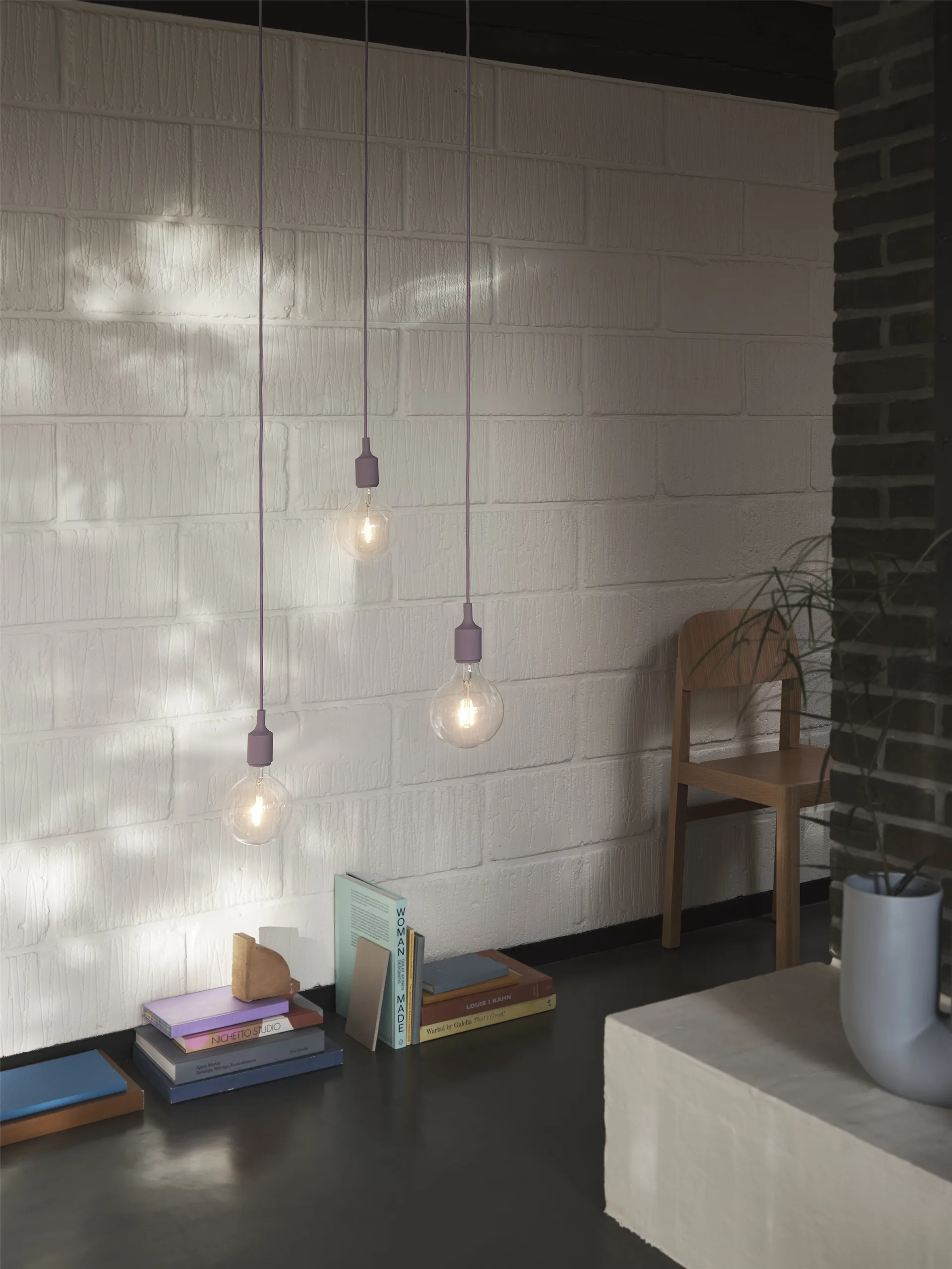 E27吊灯, 灰紫丁香色 Muuto