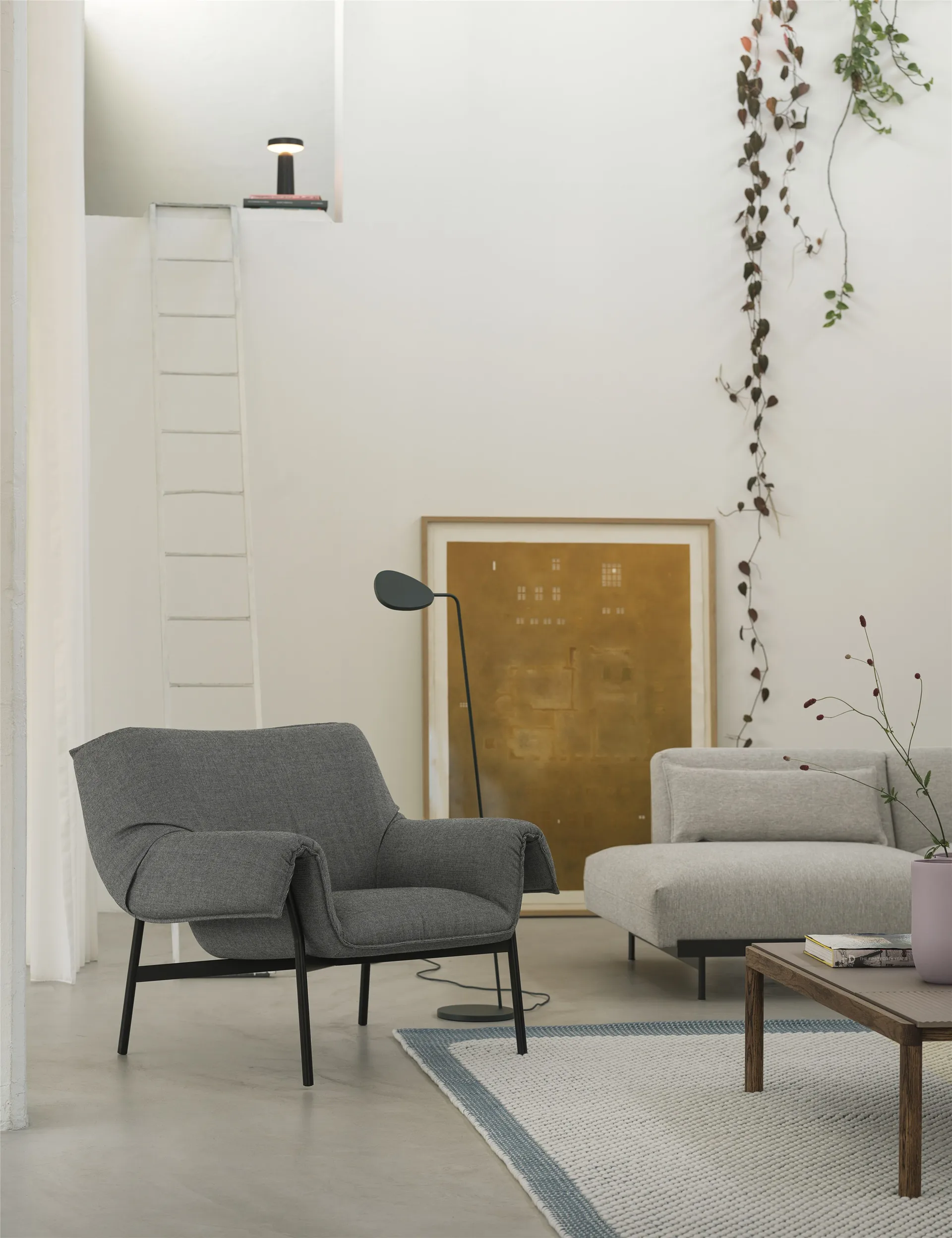 Ease便携式台灯21.5cm, 黑色 Muuto