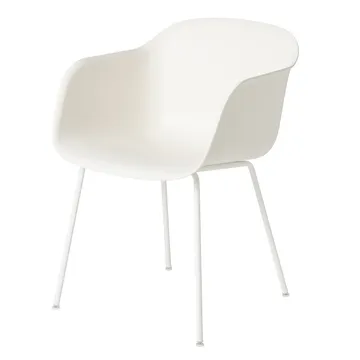 Fiber Chair 带扶手 - 自然白_塑料 - Muuto