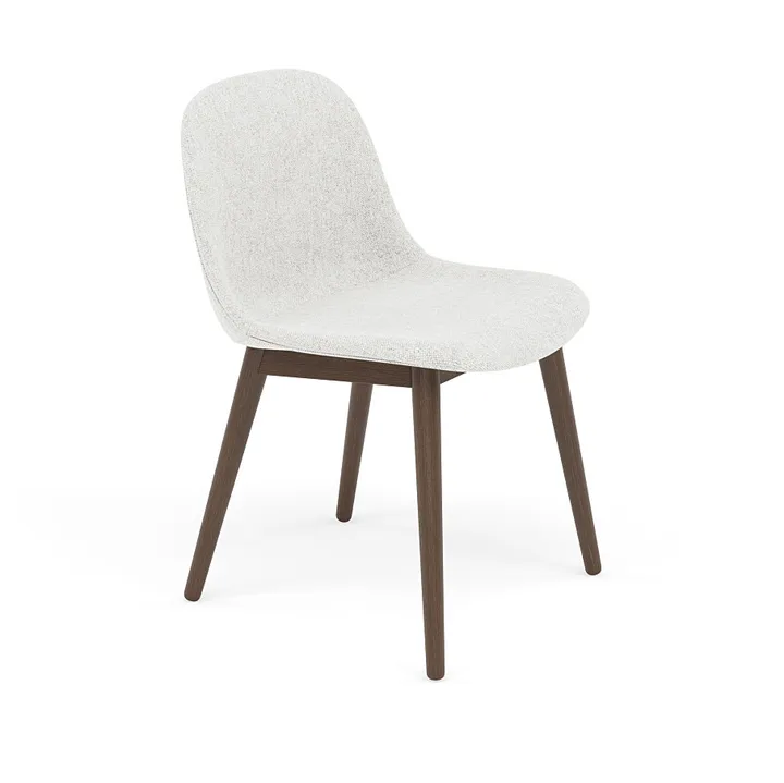Fiber 餐椅 木质椅腿 - Hallingdal nr110_深棕色染色 - Muuto
