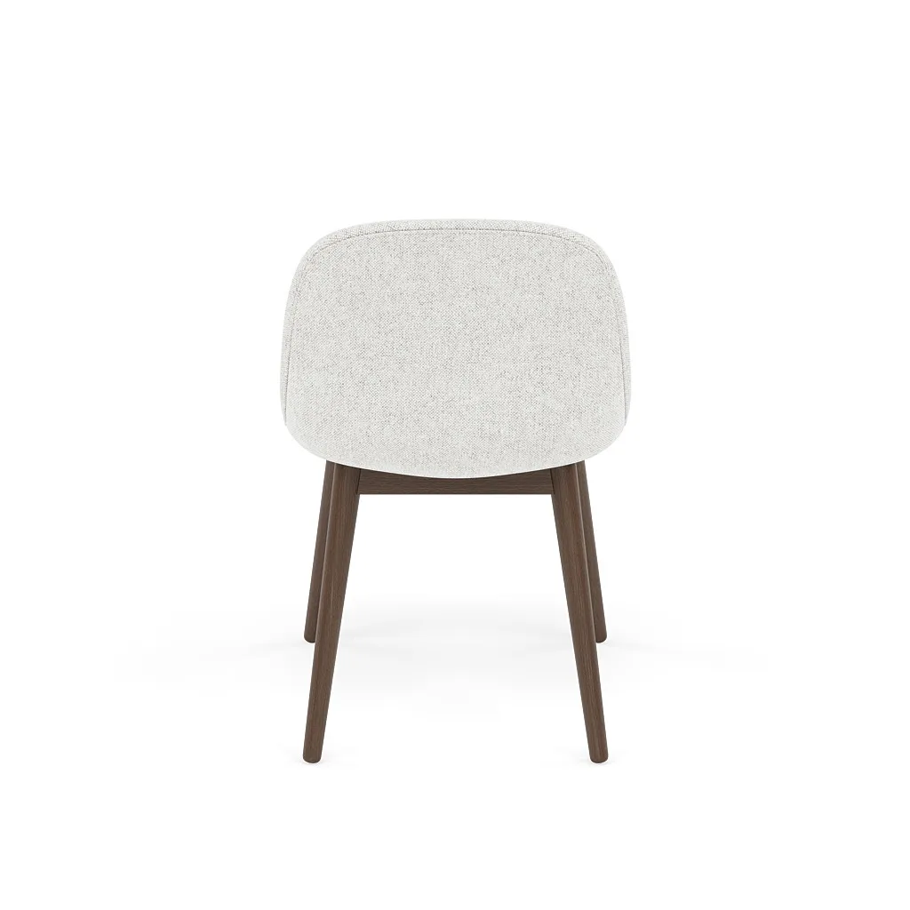 Fiber 餐椅 木质椅腿, Hallingdal nr110_深棕色染色 Muuto