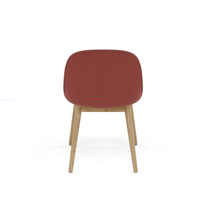 Fiber Side 椅子 with wooden legs, Re-wool 558-自然木色 Muuto