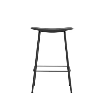 Fiber Tube 吧台椅65cm - 黑色 - Muuto