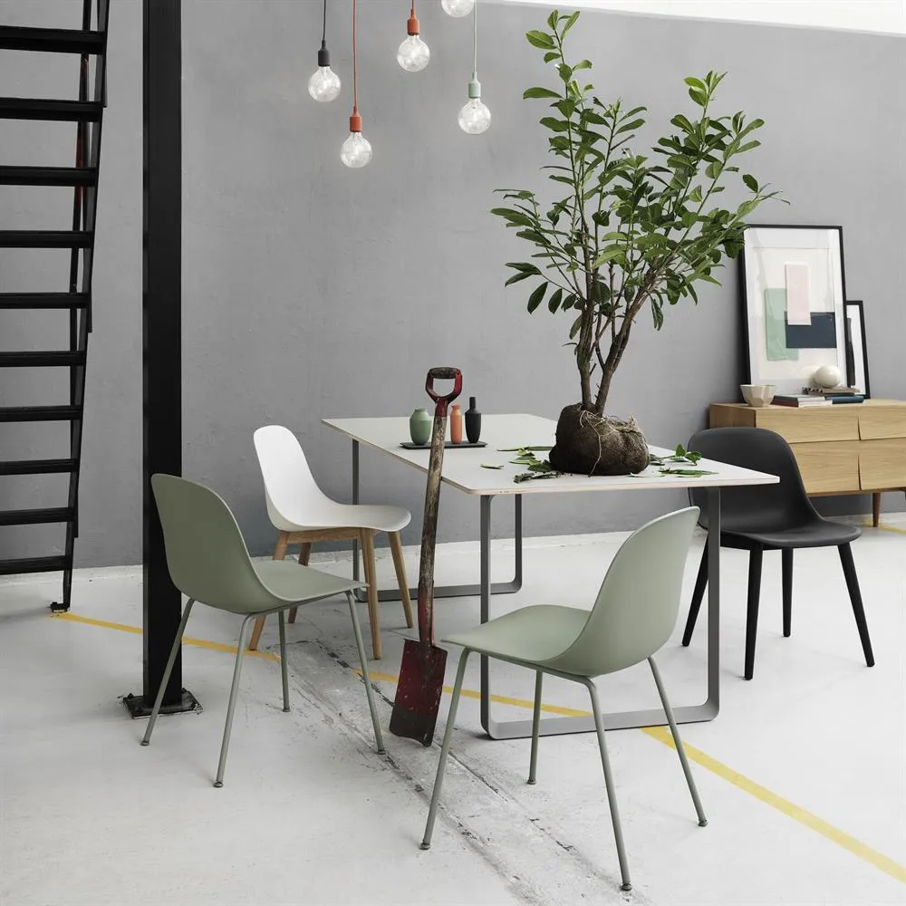 Fiber 餐椅, 白色 Muuto
