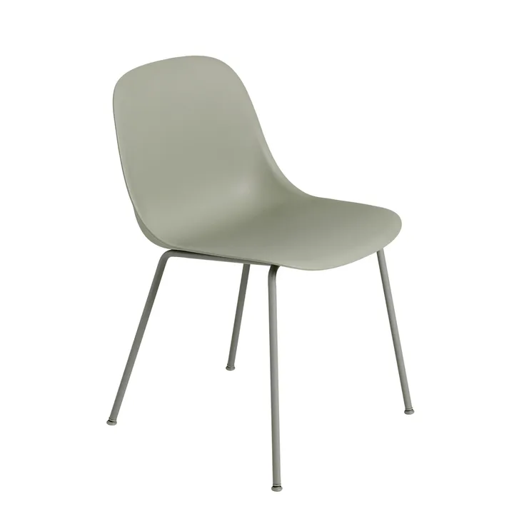 Fiber 餐椅 - 灰绿色_塑料 - Muuto