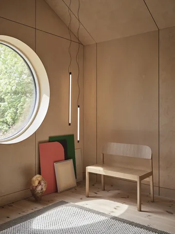 Fine悬浮灯120cm - 黑色 - Muuto