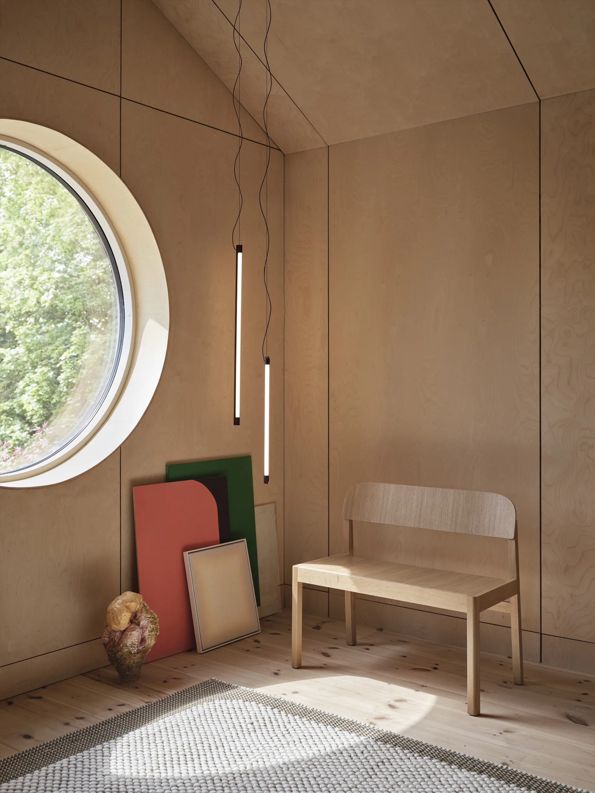 Fine悬浮灯60cm, 黑色 Muuto