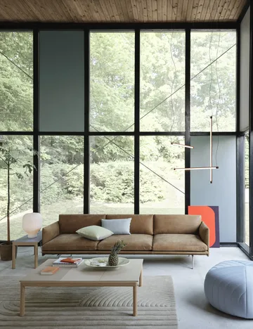 Fine悬浮灯60cm - 深红色 - Muuto