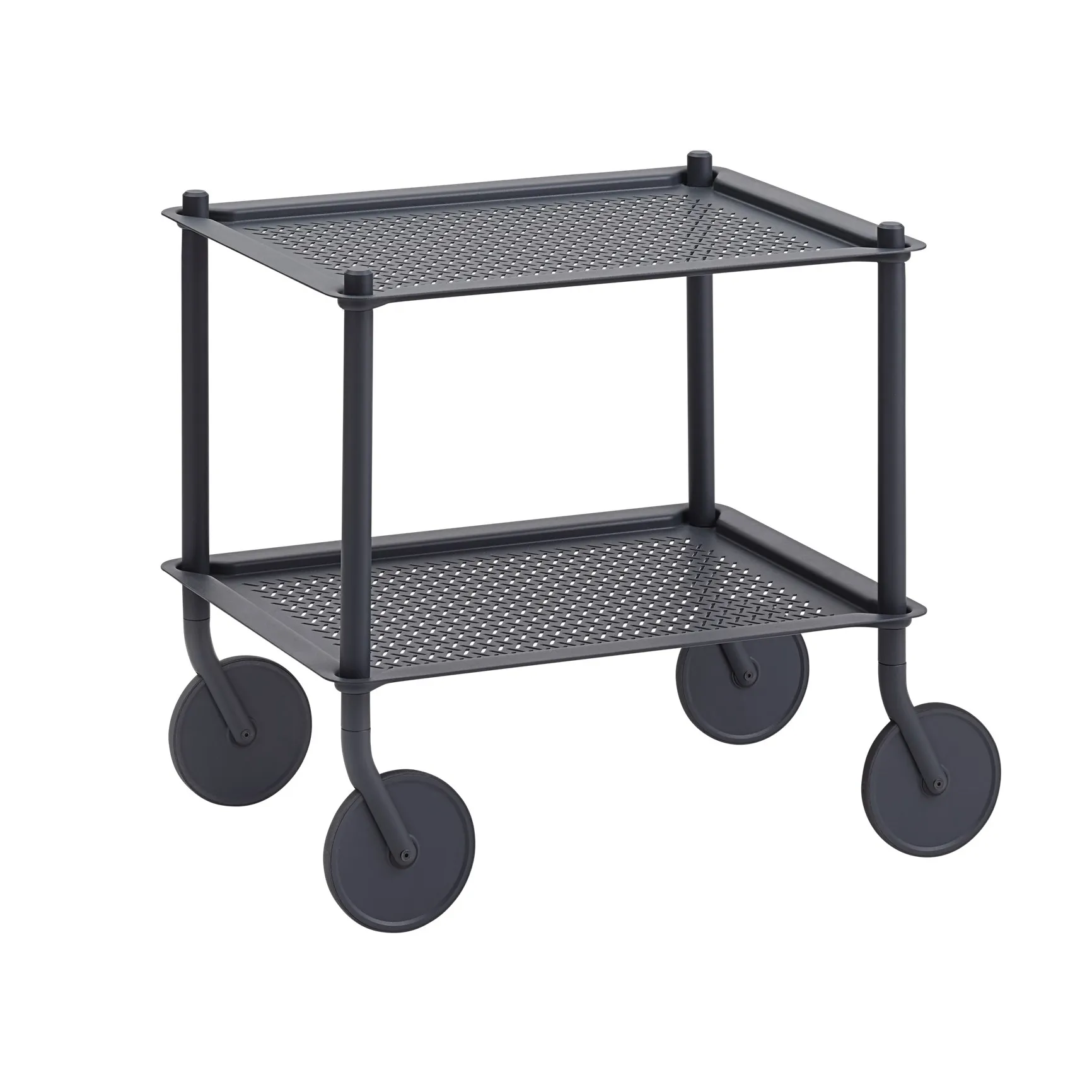 Flow 2-layer trolley 57 cm, 蓝色-灰色 Muuto