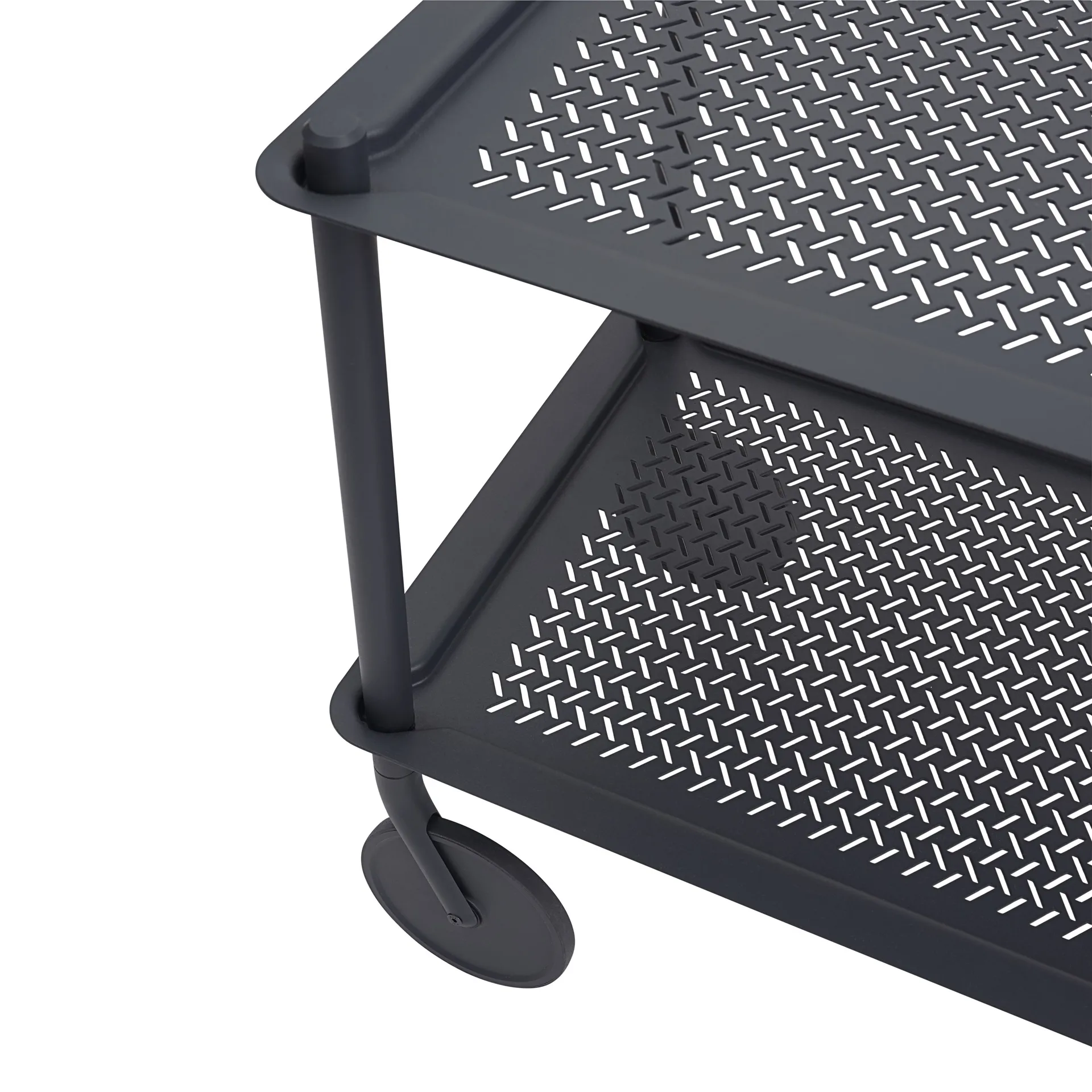 Flow 2-layer trolley 57 cm, 蓝色-灰色 Muuto