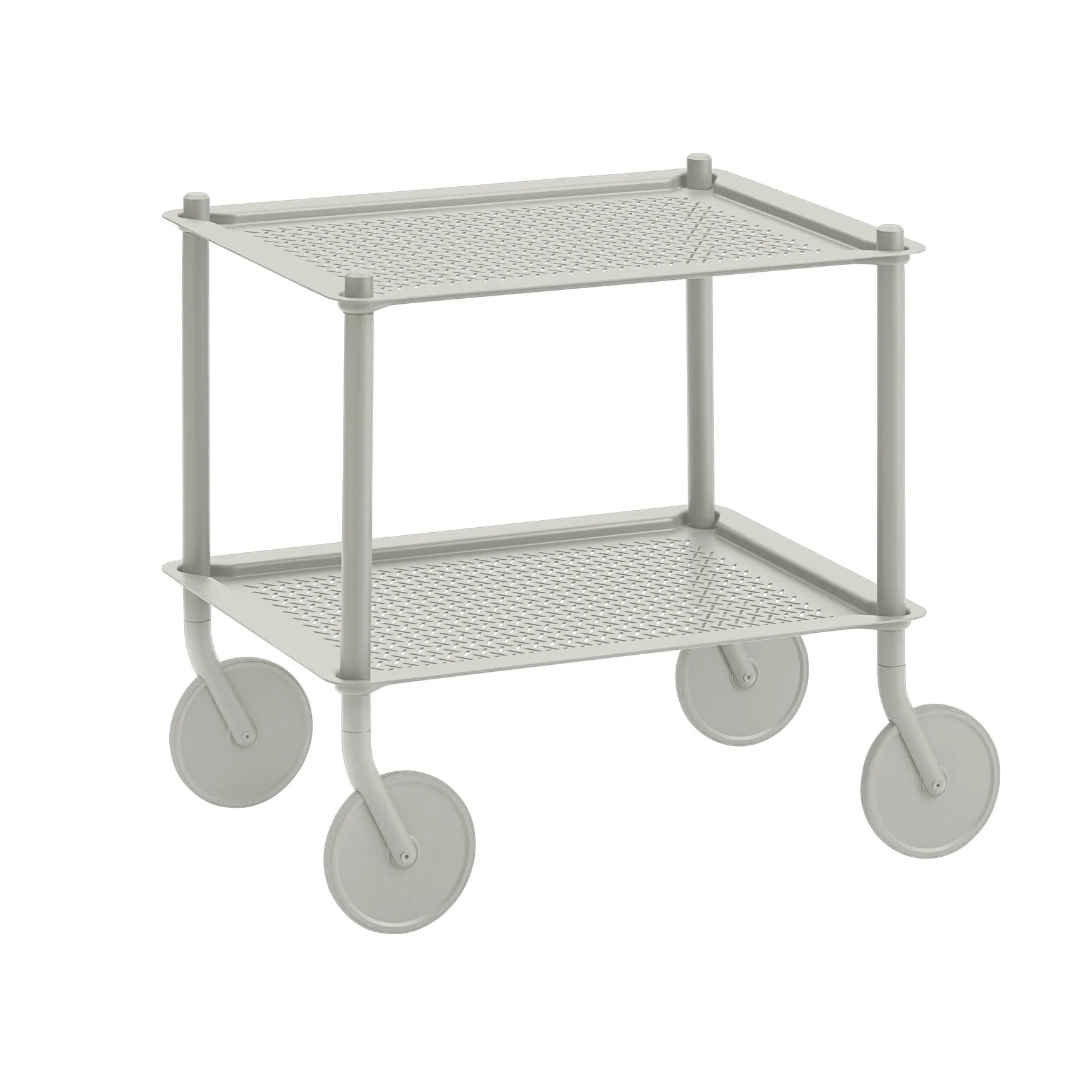 Flow 2-layer trolley 57 cm, 灰色 Muuto