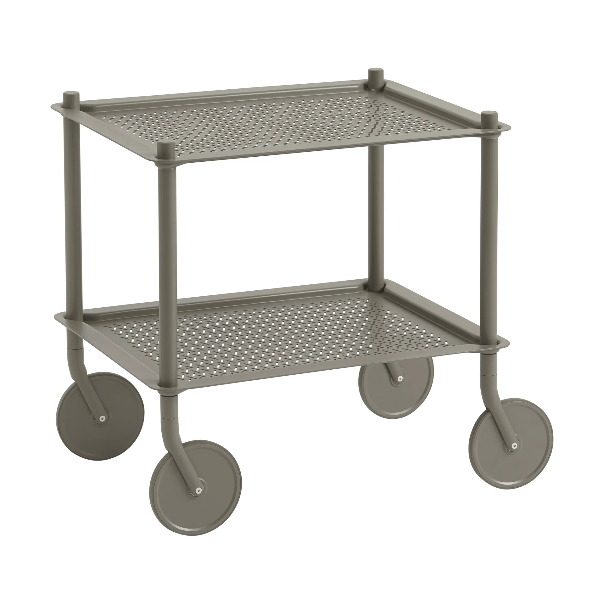 Flow 2-layer trolley 57 cm, 灰褐色 Muuto