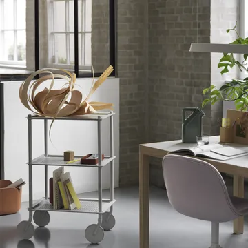 Flow 三层手推车90cm - 灰色 - Muuto