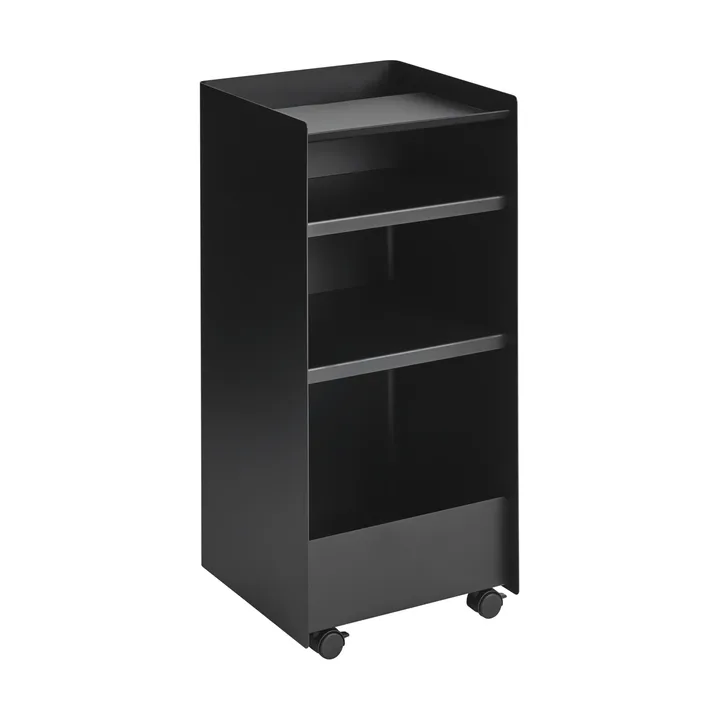 Folded Trolley 手推车 开放式 - 黑色，37.4x38.7x37.2cm - Muuto
