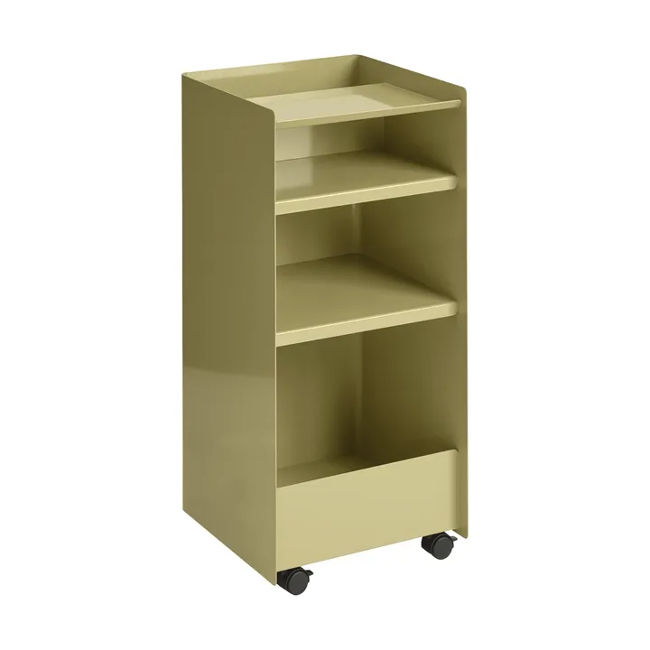 Folded Trolley 手推车 开放式 - 深米绿色，37.4x38.7x37.2cm - Muuto