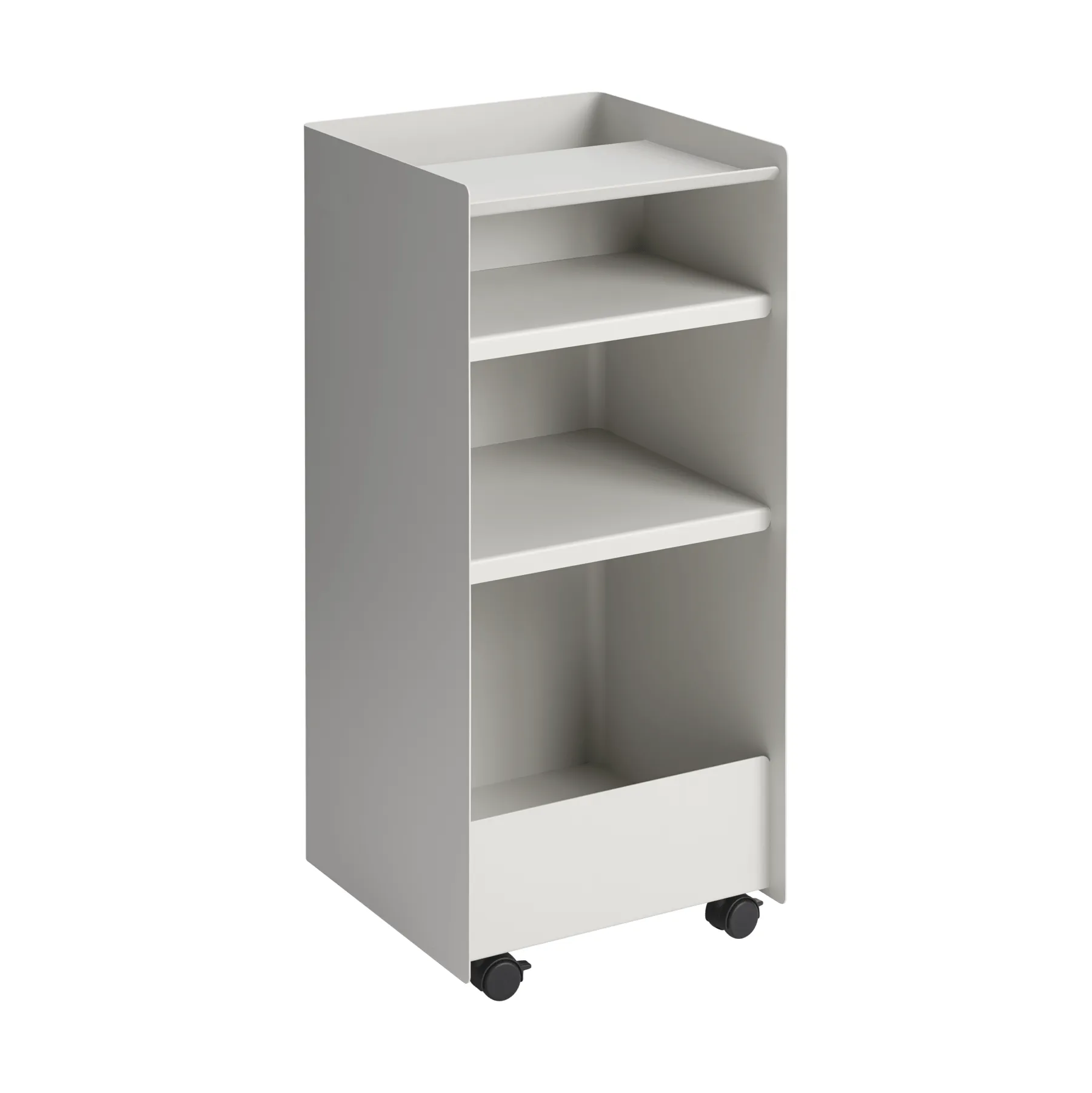 Folded Trolley 手推车 开放式, 灰色，37.4x38.7x37.2cm Muuto