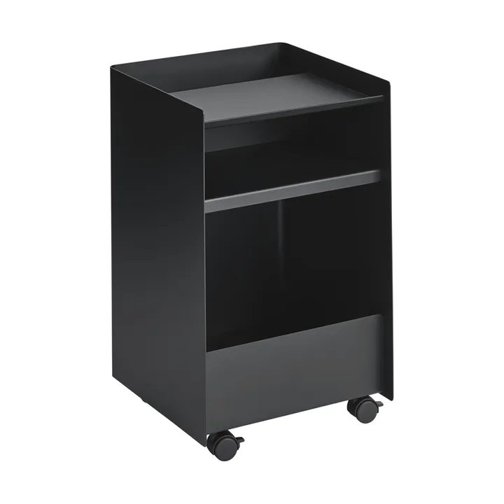 Folded Trolley 手推车 开放式 - 黑色，37.4x61.5x37.2cm - Muuto