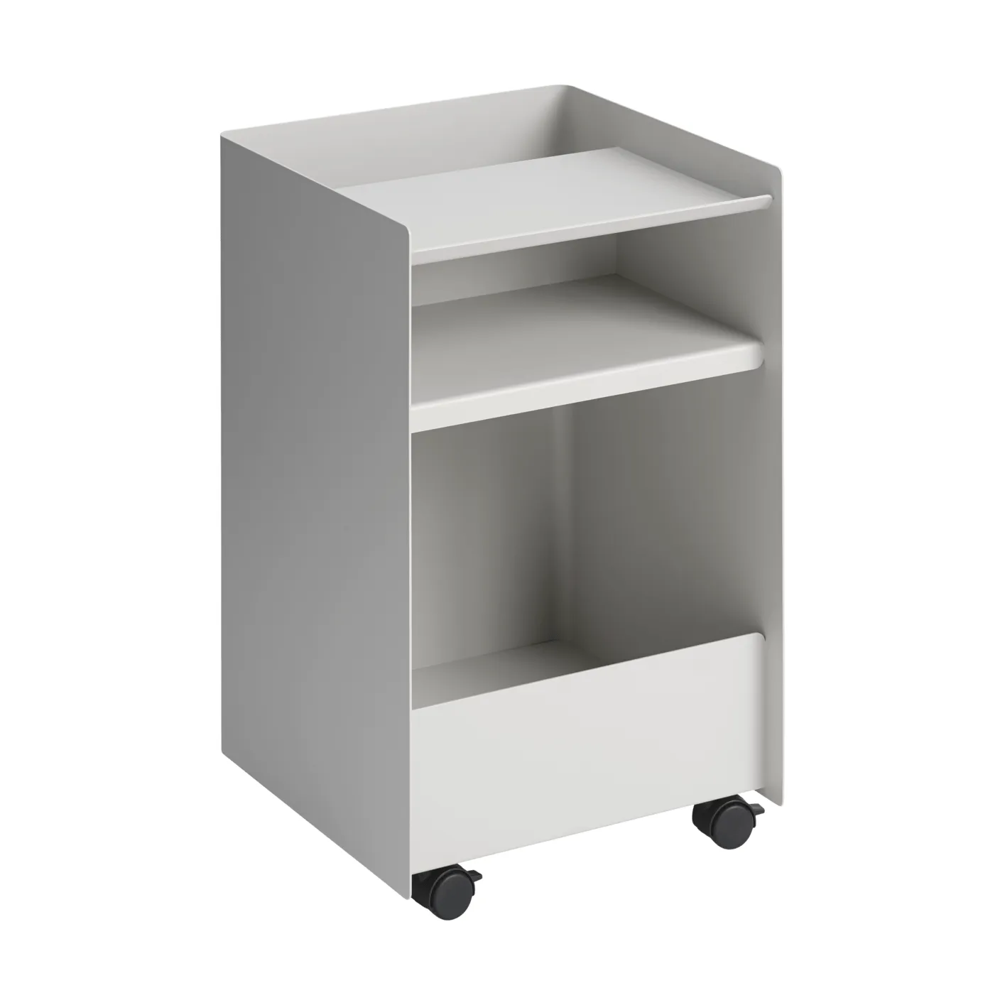 Folded Trolley 手推车 开放式, 灰色 37.4x61.5x37.2cm Muuto