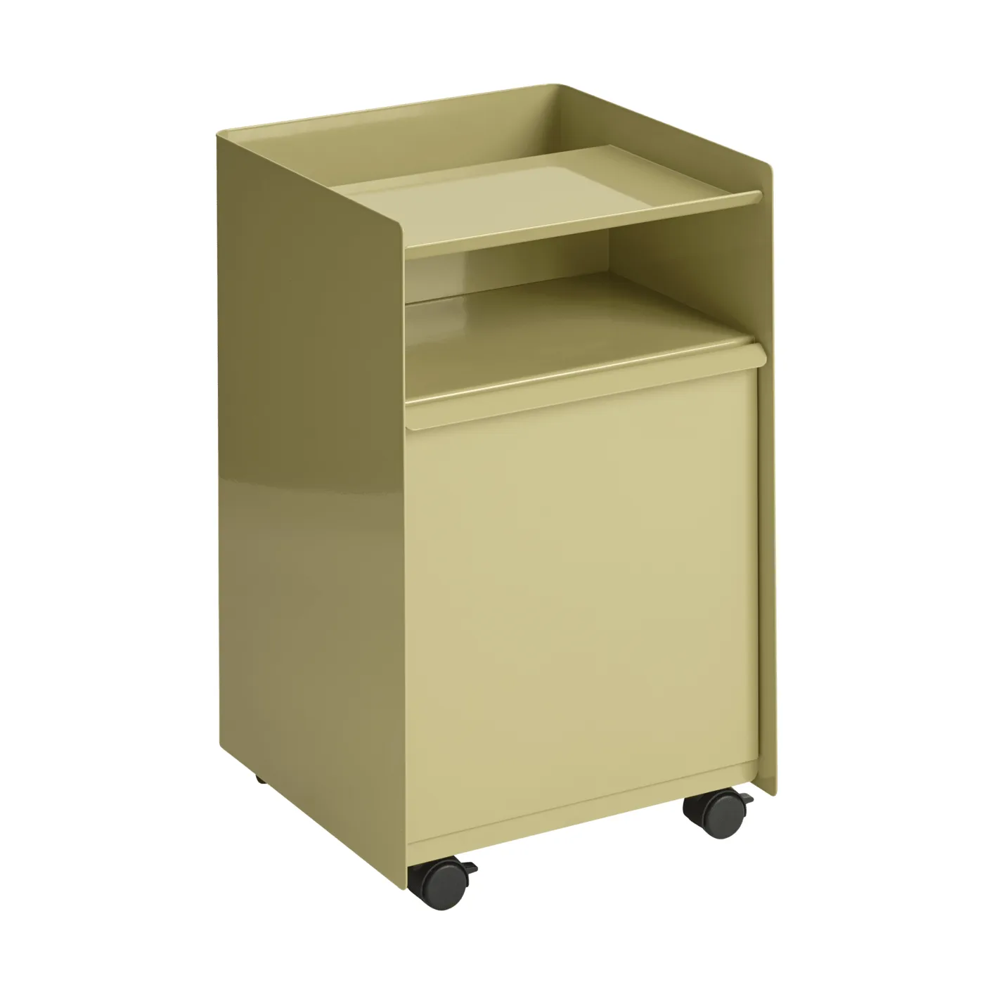 Folded Trolley 抽屉式手推车, 深米绿色 Muuto