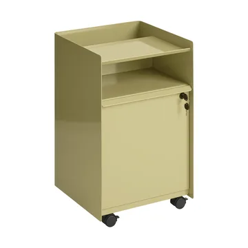 Folded Trolley 带柜滚轮推车 - 深米绿色 - Muuto