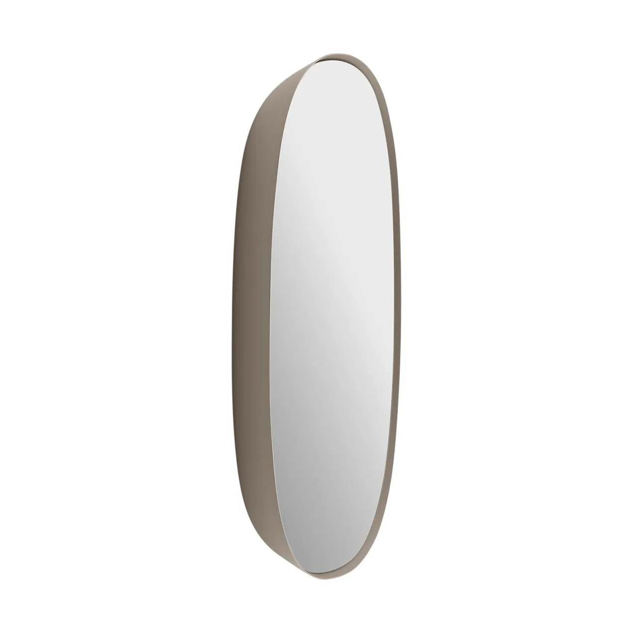 Framed 镜子, 灰褐色-透明, 40x40 cm Muuto