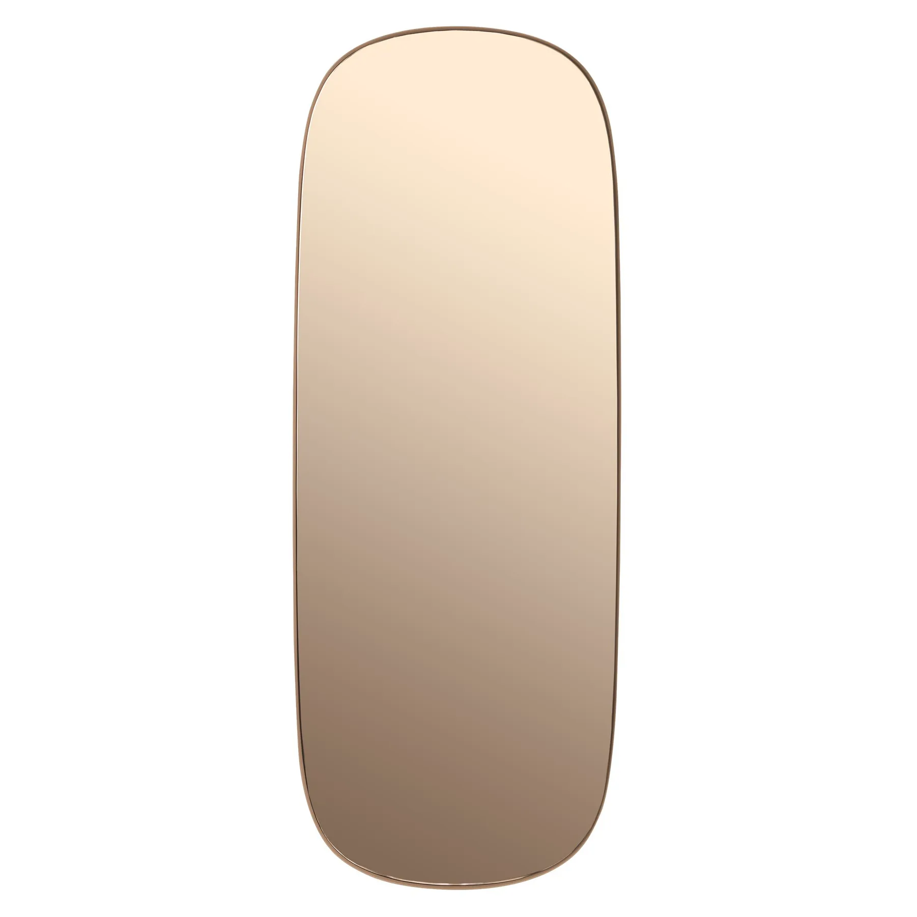Framed mirror large, 玫瑰色-玫瑰色 Muuto