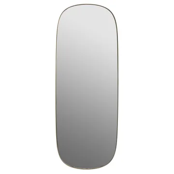 Framed mirror large - 灰褐色（Taupe）-clear, 118x44,5 - Muuto