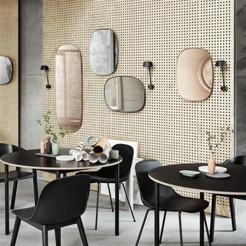 Framed 镜子 - 灰褐色（Taupe,) 59x44 cm - Muuto