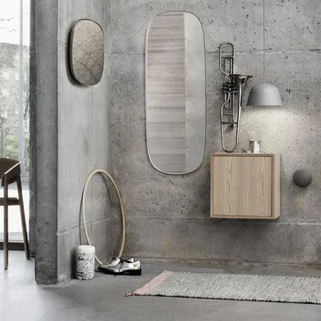 Framed 镜子 - 灰褐色（Taupe,) 59x44 cm - Muuto