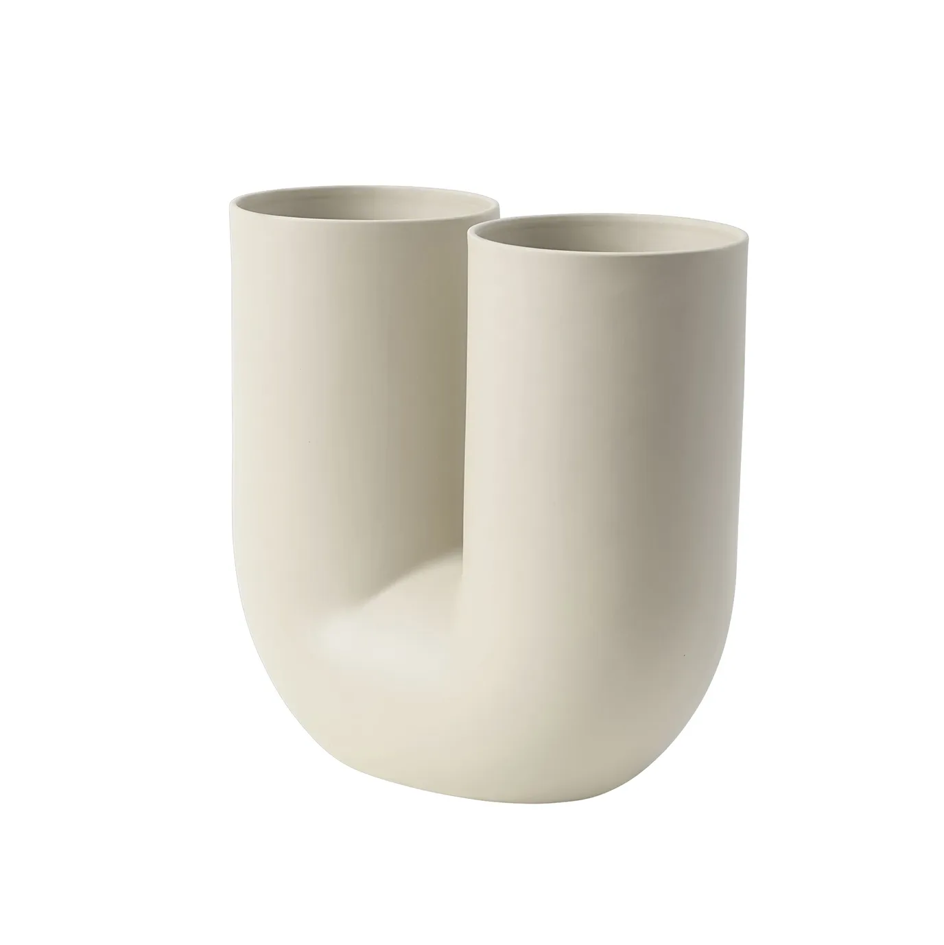 Kink 花瓶 26cm, 沙色 Muuto