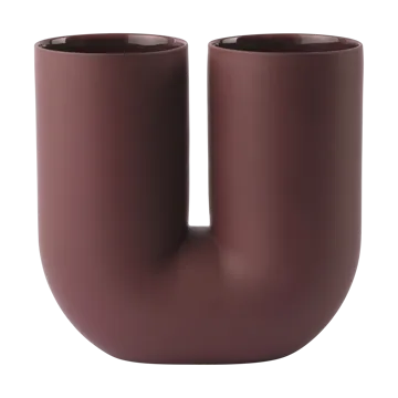 Kink 花瓶 26cm - 深红色 - Muuto