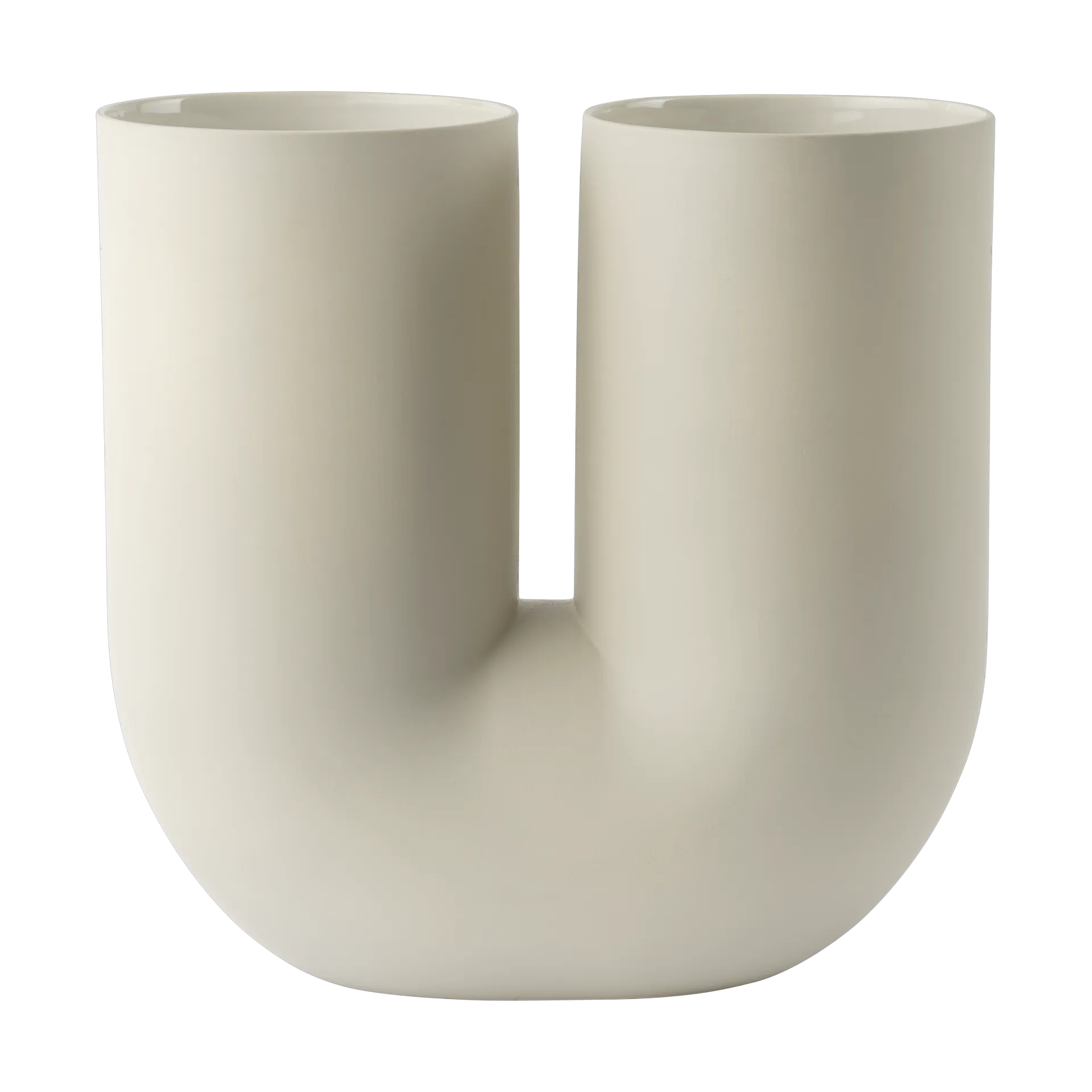 Kink 北欧风玻璃花瓶39cm, 沙色 Muuto